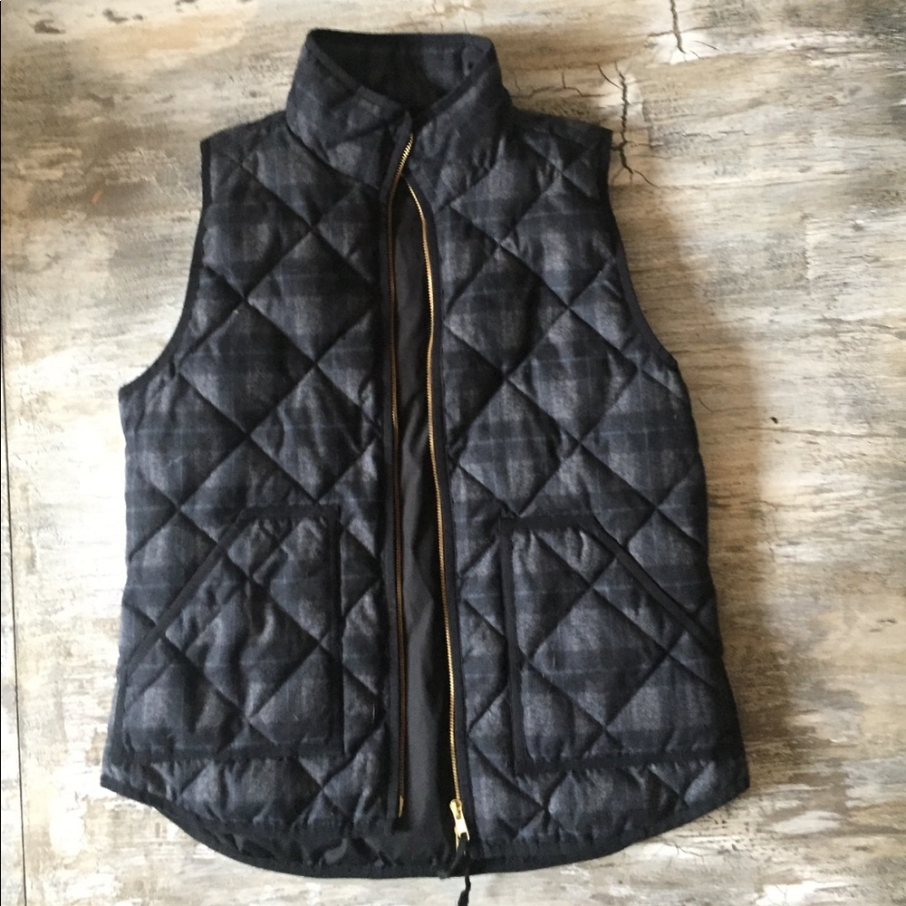 J Crew quilted puffer vest